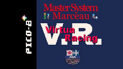 Virtua Racing Demake [Pico-8] Beginner & Medium tracks