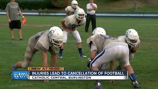 Catholic Central High School cancels football season for players' safety