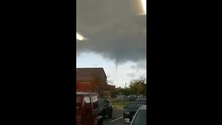 Water spout spotted from Lincoln Electric Welding in Cleveland