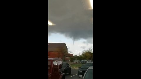 Water spout spotted from Lincoln Electric Welding in Cleveland