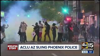 ACLU suing Phoenix police