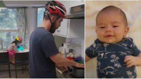 This Family Always Wears Helmets Around the House. Here's Why Their Pictures Immediately Went Viral.