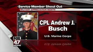 Yes Squad Service Member Shout Out: Andrew J. Busch