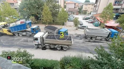 TIMELAPSE STREET RECONSTRUCTION #feiyutech #feiyu #tetovo #macedonia