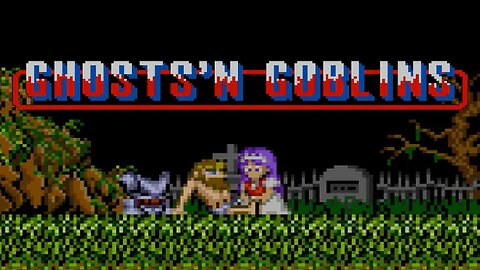Random Gameplay 78: Ghosts 'n Goblins (Capcom Arcade Stadium Version) -Played In Slo-Mo by Mistake