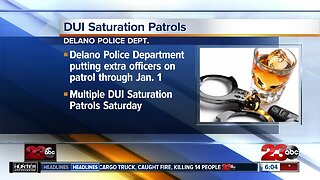 Delano police holding DUI patrols through January 1