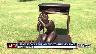 'Last Lockdown': Local students unveil statue, plan to address shootings and guns in school
