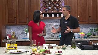 Dan Bavaro toasts an Italian summer holiday with sea bass dish