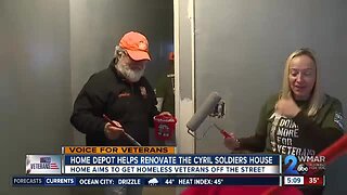 Home Depot helps renovate the Cyril Soldiers House