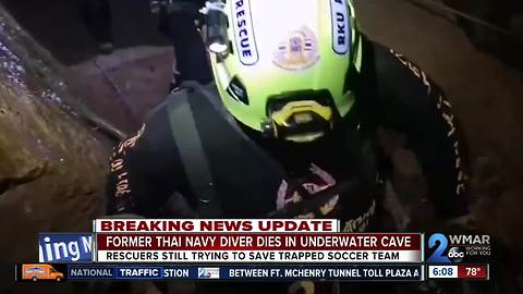 Thai cave rescue: Former Navy diver dies while exiting flooded tunnels