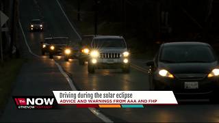 Driving during the solar eclipse