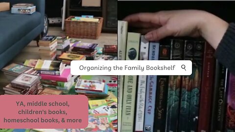 Organizing the Family Bookshelf