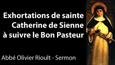 Exhortations de sainte Catherine de Sienne à suivre le Bon Pasteur - Sermon