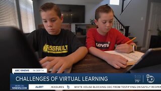 Challenges of virtual learning this fall