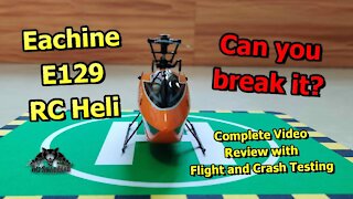 Eachine E129 4CH 6-Axis Gyro Altitude Hold Flybarless RC Helicopter RTF