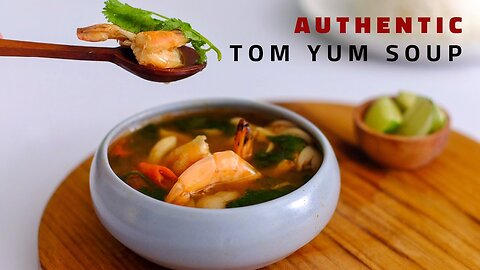 Make this Authentic Thai Tom Yum Soup at Home | ASMR