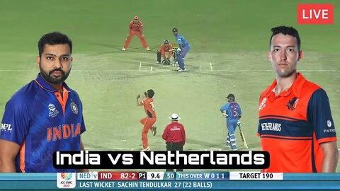 🔴LIVE CRICKET MATCH TODAY | | CRICKET LIVE | IND Vs NED T20I | T20 World Cup | India Vs Netherland