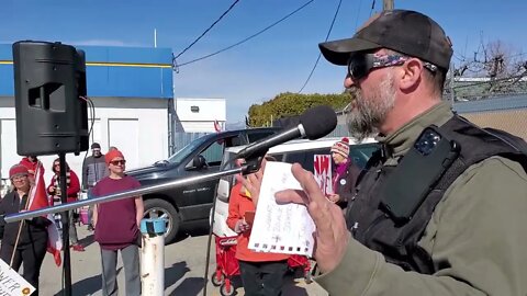 "Ottawa Trucker, India Farmers Protest, James Topp" Penticton Rally March 13, 2022 #irnieracingNews