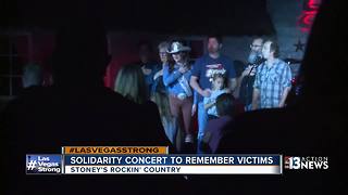 Solidarity concert at Stoney's Rockin Country