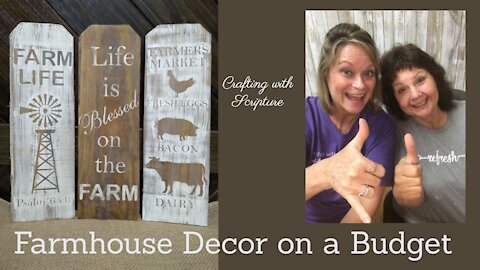 Farmhouse Decor on a Budget