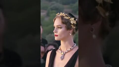 Dolce & Gabbana - Alta Moda, Valley of the Temples Runway Show