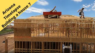 Arizona Building a house time-lapse 7