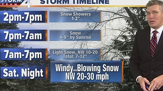 Timeline: Winter Storm Warning