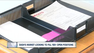 Dash's Market is hiring for more than 100 open positions for its new Buffalo location