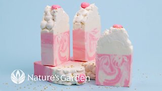 Whip Up Some Cold Process Soap using Natures Garden's Brand NEW Fragrance Oil Pink Lilac and Willow!