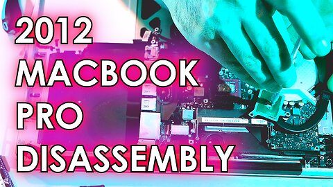 2012 MacBook Pro Disassembly and Thermal Grease Replacement - Jody Bruchon Tech