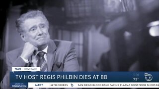 TV host Regis Philbin dies at 88