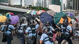 Hong Kong Protesters Clash With Police On Handover Anniversary