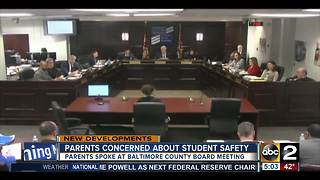 Parents upset about violence at Perry Hall High School