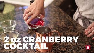 How to make a cranberry Moscow mule with Elissa the Mom | Rare Life