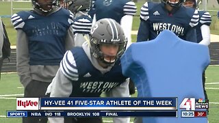 Olathe West safety Trey Krause is the Hy-Vee Athlete of the Week