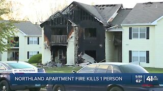 KCPD: 1 dead in fire at Northland apartment complex