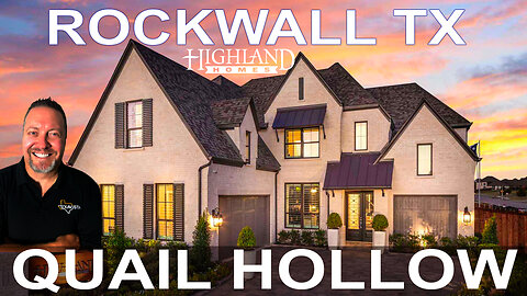Discover The Best Tax Rates In Dfw At Quail Hollow In Rockwall With Highland Homes!