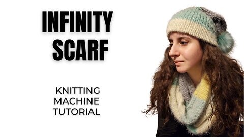 Seamless Infinity Scarf Machine Knit PATTERN / Sentro, Addi Circular Knitting  Machine Pattern / Cowl Pattern for Knitting Machine 