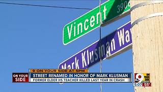 Honoring Elder teacher Mark Klusman