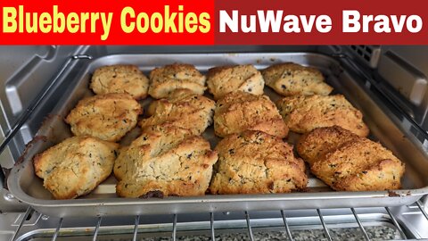 Blueberry Almond Flour Cookies, NuWave Bravo Recipe