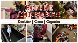 EXTREME BEFORE CHRISTMAS TOY DECLUTTER | CLEAN & ORGANIZE WITH ME!