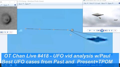 Best! UFO vids- Calvine UK + TR3b China+Banner Plane + Bristol UAP+more!] - OT Chan Live-418