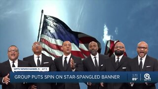 A cappella group featuring local singer puts unique spin on 'Star-Spangled Banner'