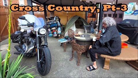 Scooter Tramp Scotty. Cross Country, Pt-3. #motorcycle #travel