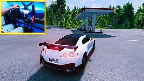 BeamNG Drive - Nissan GT-R Nismo - Steering Wheel g29 Gameplay