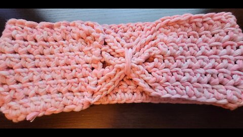 let's crochet a ear warmer together. So easy for beginners.