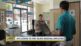 UPS looking to hire 100,000 seasonal employees