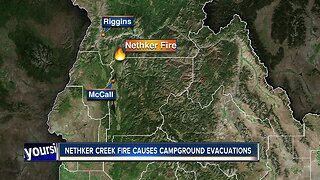 FIRE UPDATE: Nethker Creek Fire burns over 150 acres near McCall