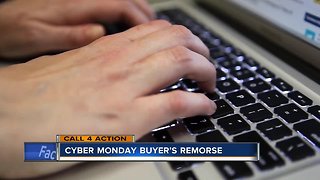 Getting a refund on regretful Cyber Monday purchases