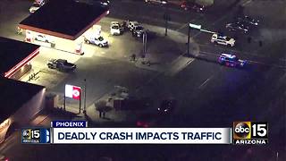 At least one person killed in north Phoenix crash